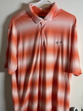 Greg Norman Orange Gradient Polo Shirt